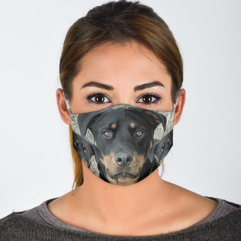 Amazing Rottweiler Print Face Mask