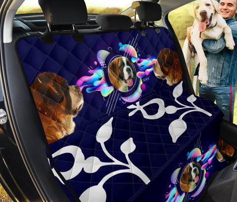 Saint Bernard Dog Print Pet Seat Covers