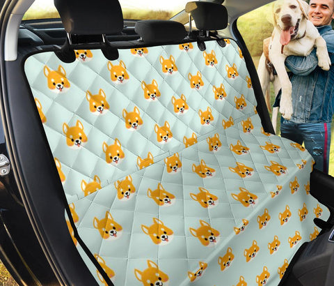 Shiba Inu Dog Pattern Print Pet Seat Covers