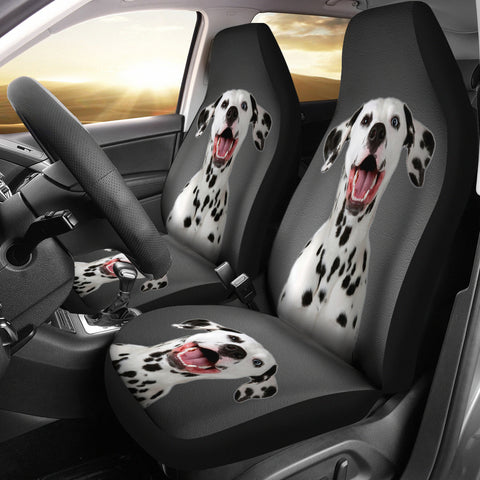 Cute Dalmatian Dog Print Car Seat Covers
