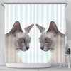 Tonkinese cat Print Shower Curtain