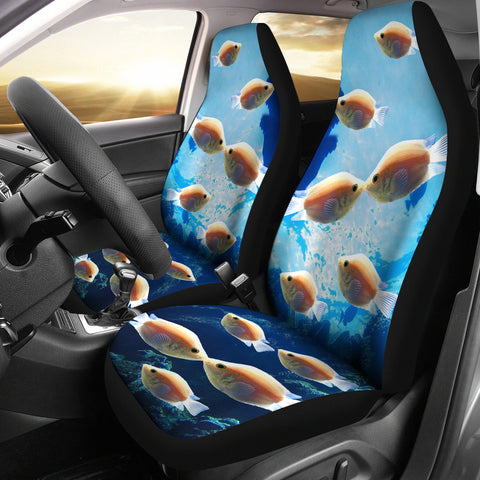 Kissing Gourami Fish (Kissing Fish) Print Car Seat Covers