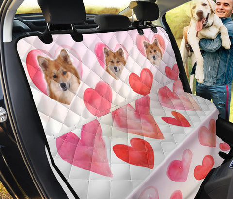Icelandic Sheepdog Print Pet Seat Covers