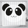 Cute Panda Bear Art Print Shower Curtains