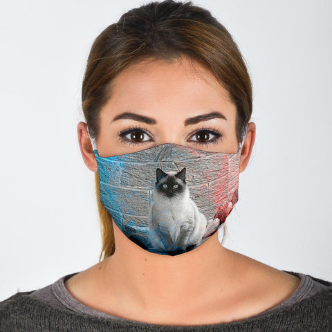 Birman Colorful Print Face Mask