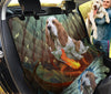 Cute Basset Hound Dog Print Pet Seat Covers