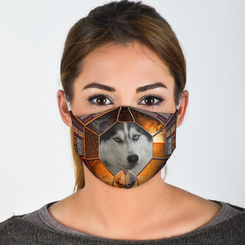 Customized Dog Print Face Mask