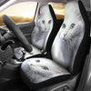 Turkish Angora Cat Print Car Seat Covers