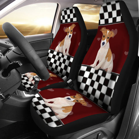 Cute Jack Russell Terrier Print Car Seat Covers