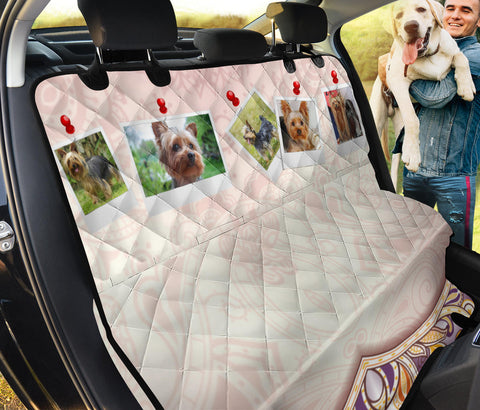 Cute Yorkie Print Pet Seat covers