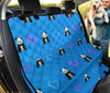 Panda with Heart Patterns Print Pet Seat Covers