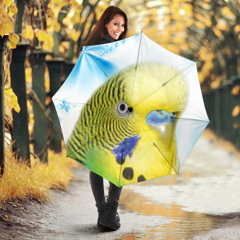Budgerigar Parrot Print Umbrellas