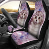 Cute Scottish Fold Cat Print Car Seat Covers