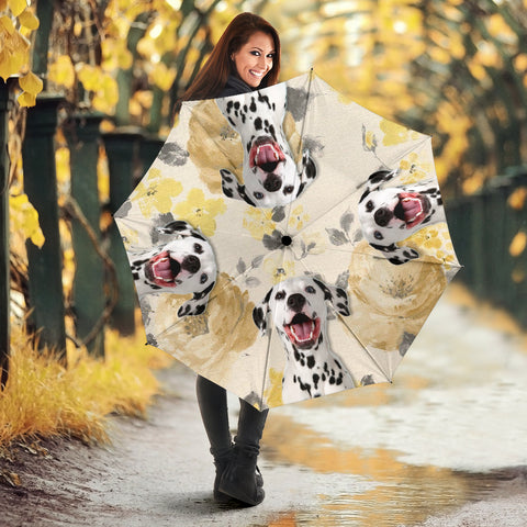 Cute Dalmatian Print Umbrellas