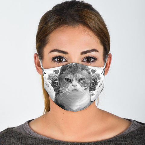 American Wirehair Print Face Mask