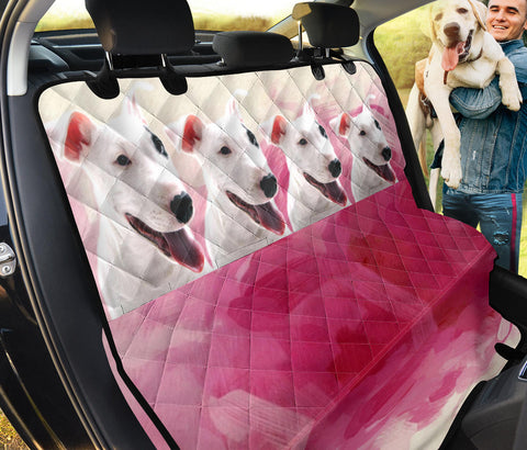 Cute Bull Terrier Print Pet Seat Covers