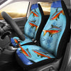 Neon Tetra Fish Print Car Seat Covers