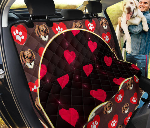 Tibetan Spaniel Print Pet Seat Covers