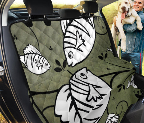 Fish Print Pet Seat Covers