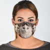 Lovely Siberian Cat Print Face Mask