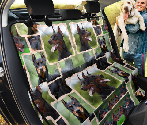 Doberman Pinscher Patterns Print Pet Seat Covers