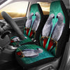 African Grey (Congo Grey Parrot) Parrot Print Car Seat Covers
