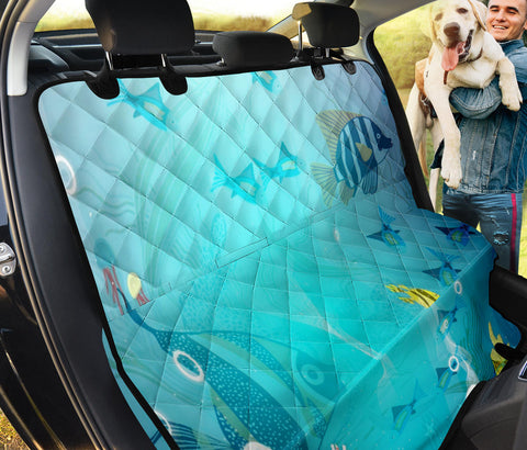 Cute Fish Patterns Print Pet Seat Covers