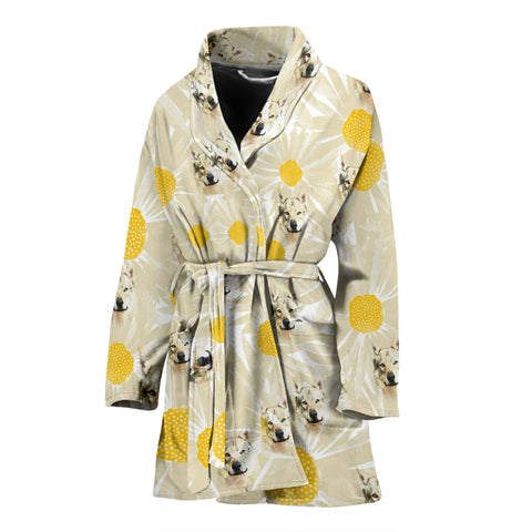 Czechoslovakian Wolfdog Print Women's Bath Robe