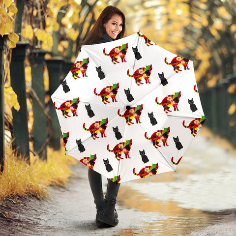 Colorful Cats Print Umbrellas