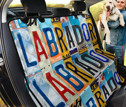 Labrador Print Pet Seat covers