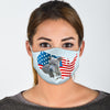 American Staffordshire Terrier Print Face Mask