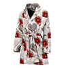 Singapura Cat Floral Print Bath Robe