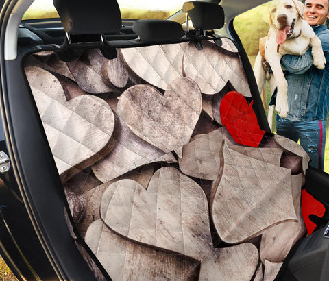 Heart Print Pet Seat Covers- Limited Edition