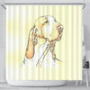 Bracco Italiano Dog Print Shower Curtain