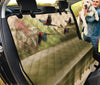 Amazing Blue Winged Macaw In Sky Print Pet Seat Covers