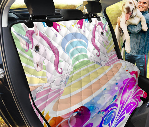 Unicorn Print Pet Seat covers