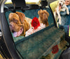 Cute Dogue De Bordeaux Print Pet Seat covers