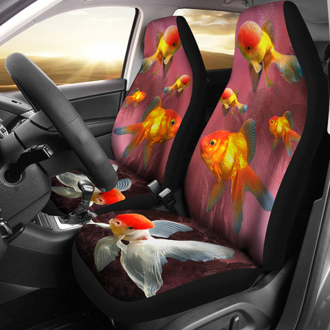 Oranda Fish Print Car Seat Covers