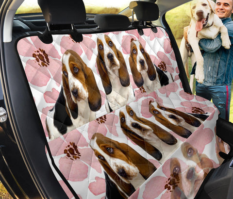 Basset Hound Pattern Print Pet Seat Covers