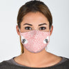 African Grey Parrot Print Face Mask