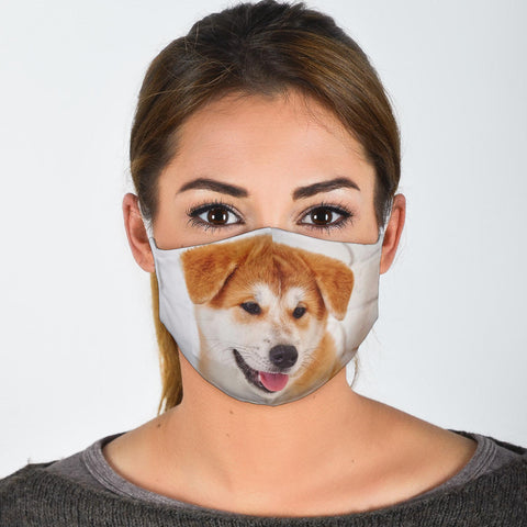 Lovely Shiba Inu Print Face Mask