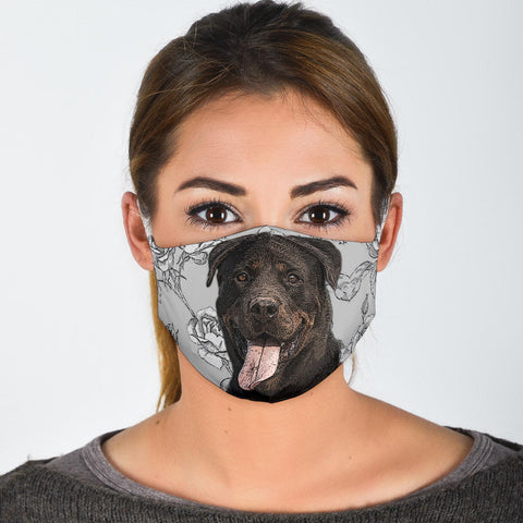 Rottweiler Print Face Mask