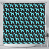 Lakeland Terrier Dog Pattern Print Shower Curtains