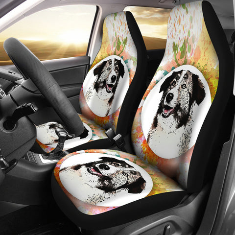 Aidi Dog Print Car Seat Covers