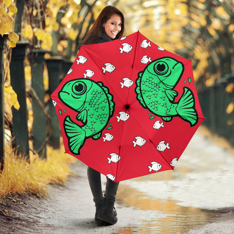 Fish Print Umbrellas