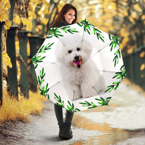 Lovely Bichon Fries Dog Print Umbrellas