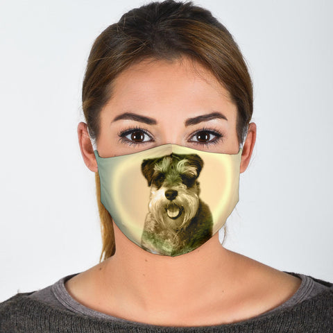 Schnauzer Print Face Mask- Limited Edition