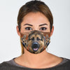 German Shepherd Print Face Shield