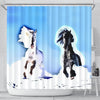 Andalusian horse Print Shower Curtain