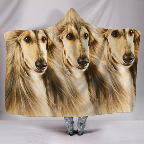 Amazing Afghan Hound Dog Print Hooded Blanket